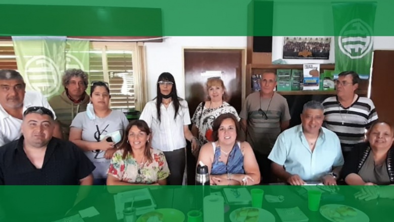 Oscar Ugo sigue presente en la seccional de ATE Bragado