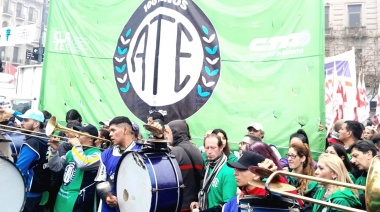 Paro y movilización de ATE bonaerense contra la ley Bases