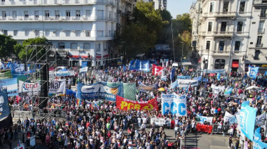 ATE provincia de Buenos Aires presente en el acto conmemorativo por el 1 de mayo