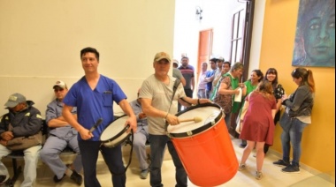 ATE Patagones realiza paro y movilización en reclamo de aumento y pases a planta