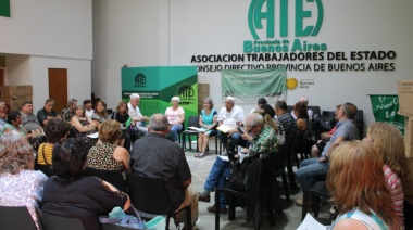 Primera reunión de jubilados de ATE provincia de Buenos Aires en 2020