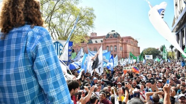 Soberanía, Trabajo y Producción: Masiva movilización hacia el ministerio de Transporte