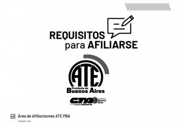 Como afiliarse ATE PBA