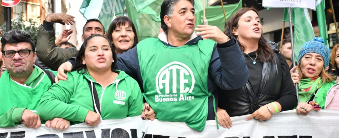 Paro, unidad y movilización: ATE bonaerense exigió la restitución de los fondos de la provincia 