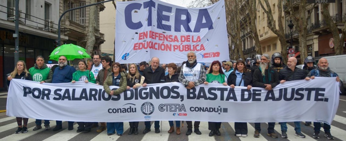 ATE movilizó al Ministerio de Economía de la Nación