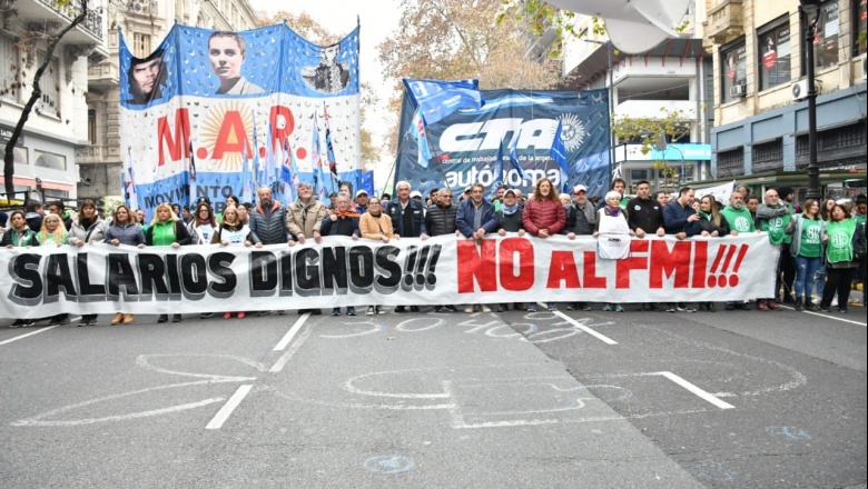 Paro nacional de ATE y la CTA Autónoma