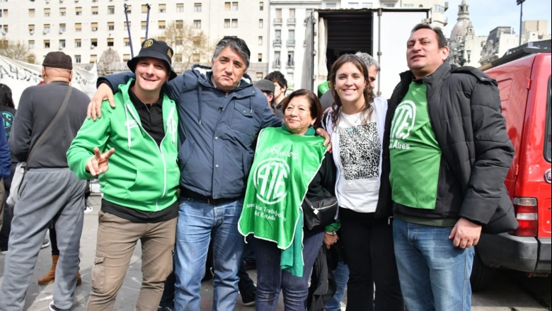ATE bonaerense movilizó contra el veto a la movilidad jubilatoria