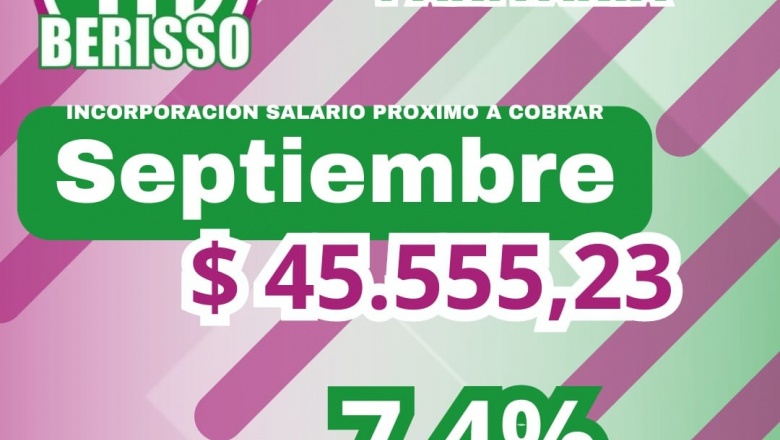 Berisso: aumento para municipales