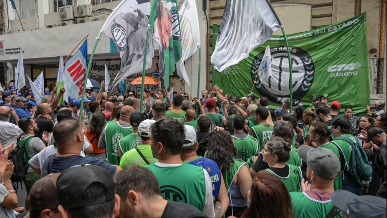 ATE bonaerense protagonizó el paro en el sector nacional