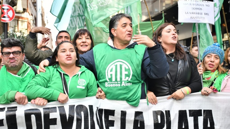 Paro, unidad y movilización: ATE bonaerense exigió la restitución de los fondos de la provincia 