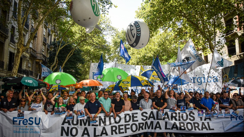 ATE Buenos Aires se movilizó contra la reforma laboral