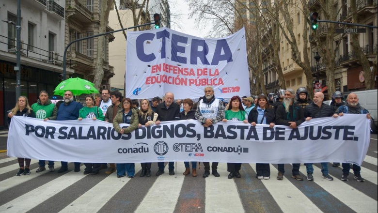 ATE movilizó al Ministerio de Economía de la Nación
