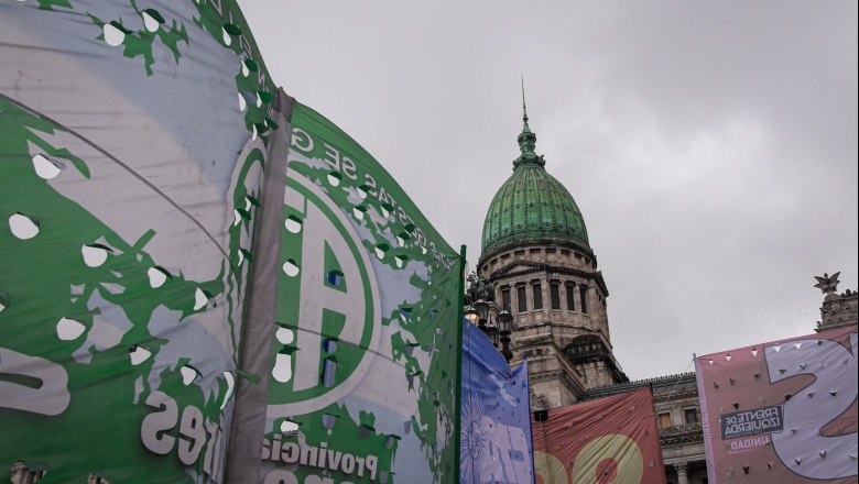 ATE se movilizó contra la ley de tierras y en defensa de la soberanía