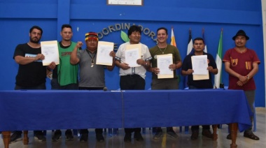 Dirigentes de ATE bonaerense estuvieron presentes en la caravana de Evo