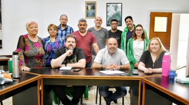 Reunión del equipo de ATE de Loterìa y Casinos de la provincia