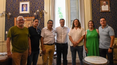 ATE bonaerense estuvo presente en la reunión con el arzobispo de La Plata