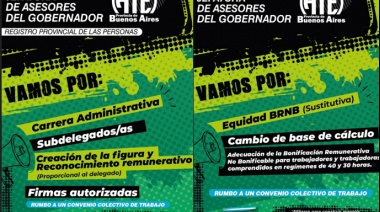 Registro de las Personas: ATE impulsa mesas de trabajo en pos de la jerarquización laboral