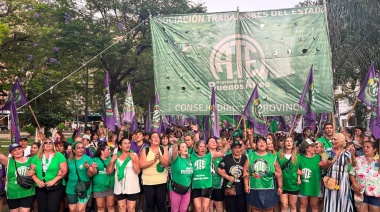 ATE bonaerense protagonizó el 38° Encuentro Plurinacional de Mujeres, Lesbianxs, Travestis, Trans, Bisexuales, Intersex y No Binaries con la participación del contingente "María Eva Tolaba"