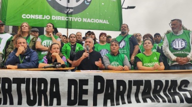 ATE bonaerense movilizó frente al INTI y a Aeroparque