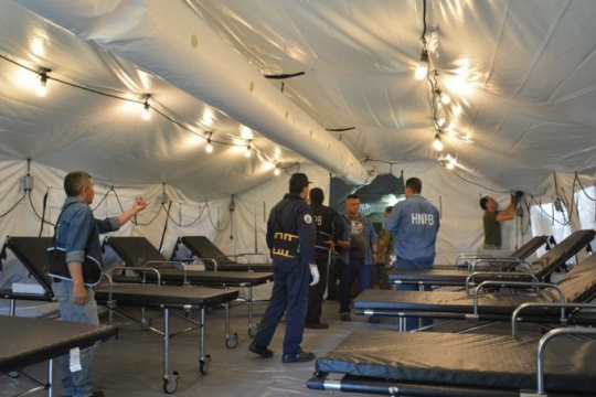 ATE Punta Alta en alerta por la eventual donación del hospital modular a Ucrania