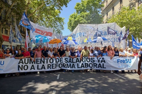 ATE Buenos Aires movilizó contra la reforma laboral