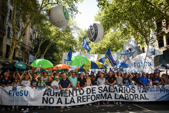 ATE Buenos Aires se movilizó contra la reforma laboral