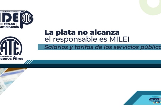 Salarios y tarifas de los servicios públicos