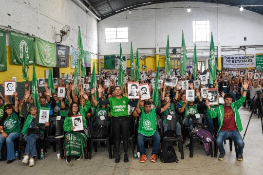 Asamblea de ATE en La Plata: Casi 600 estatales aprobaron la memoria y el informe político