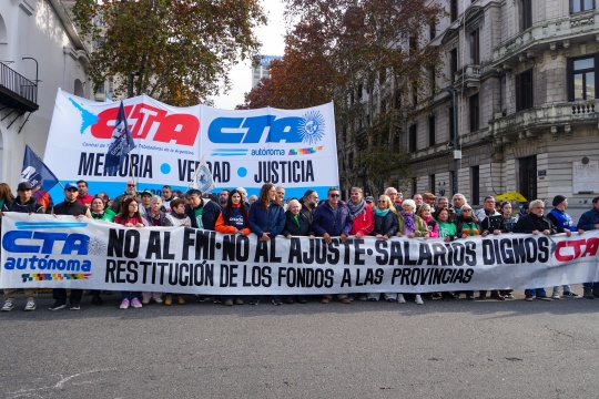 ATE bonaerense estuvo presente en el cierre del ayuno de la Mesa Ecuménica