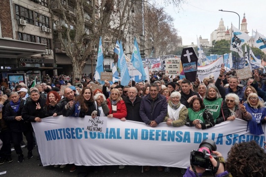 Miércoles de lucha: los jubilados/as no nos vamos a callar