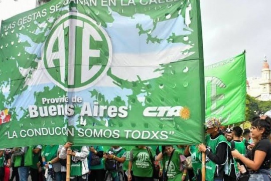 ATE Provincia Para y moviliza el 3 de agosto