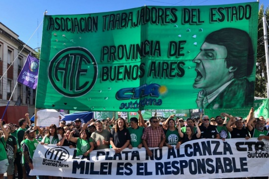 ATE Buenos Aires convoca a paro y movilización a la Legislatura bonaerense para el 7 de octubre
