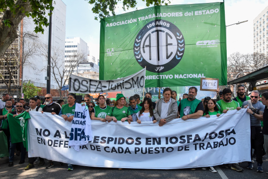 ATE movilizó al Ministerio de Defensa por el cierre de la IOSFA