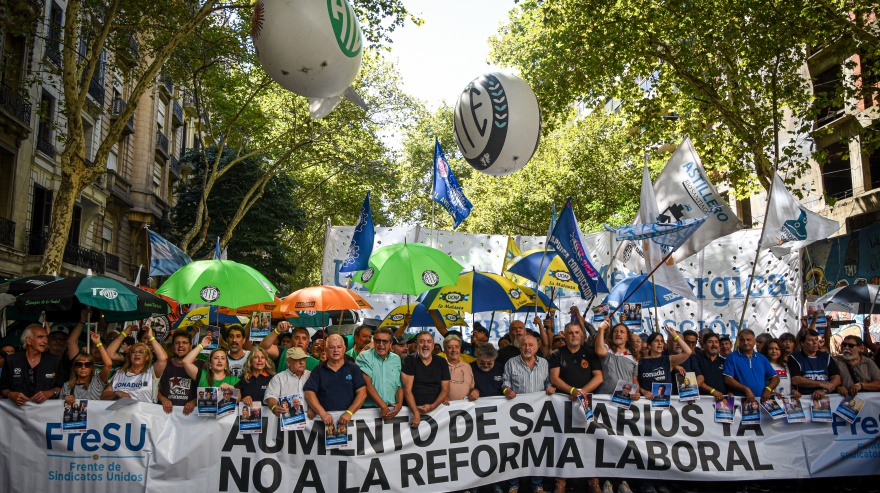 ATE Buenos Aires se movilizó contra la reforma laboral